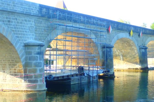 Restauration des maconnerie Pont de Bourg-Charente 2