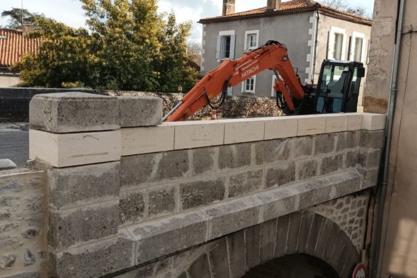 Pont voie latine et porte d'Ansac